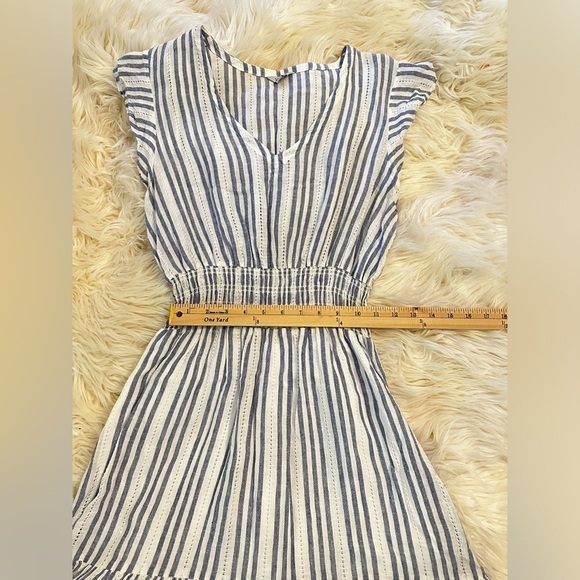 Rails Striped V-Neck Mini Dress - Picture 7 of 10